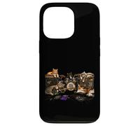 Funny Cat Band Rock'n Roll Music Lover Cute Cats Guitar Case for iPhone 13 Pro