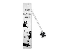 Funny Cat Bookmark Cats Lover Gift Book Mark for Reading Women Cat Gifts for Book Lover Gift for Reader Bookworm Bookish Present Cats Mum Dad Gift for Pet Lover Christmas Birthday Gifts