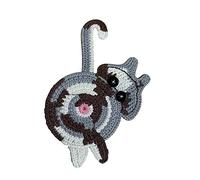 Funny Cat Butt Coasters for Drinks Mat, Handmade Crochet Cup Mug Coaster, Water-Wicking Stain-Resistant, Absorbent Bar Coasters for Home Office Decor, Cat Gifts