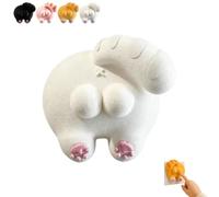 Funny Cat Butt Light Switch Cover with Playful Tail (#B)