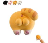 Funny Cat Butt Light Switch Cover with Playful Tail (#C)
