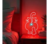 Funny Cat Butt Neon Sign Kitty Signs Custom Cat Lover Gift Cute Personalized Home Decor Wall Art Pet Spa Sign