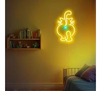 Funny Cat Butt Neon Sign Kitty Signs Custom Cat Lover Gift Cute Personalized Home Decor Wall Art Pet Spa Sign