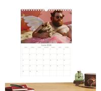 Funny Cat Calendar 2026, 12 Month Diary and , Calendar for Hanging on the Wall | For Classroom, Workplace, Holiday Preparations and Personal Routines
