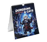 Funny Cat Calendar 2027 Dungeons And Cats Wall Calendar 2027