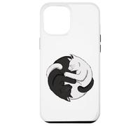 Funny Cat Cats Kitten Tai Chi Yin Yang Five Elements Chinese Case for iPhone 12 Pro Max