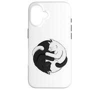 Funny Cat Cats Kitten Tai Chi Yin Yang Five Elements Chinese Case for iPhone 16