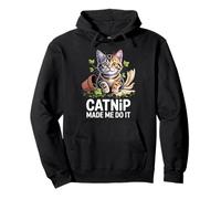 Funny Cat Chaos Addict Design for Cat Lover Gifts Pullover Hoodie