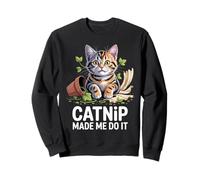 Funny Cat Chaos Addict Design for Cat Lover Gifts Sweatshirt