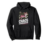 Funny Cat Chaos Coordinator Feline Pet Owner Humor Pullover Hoodie