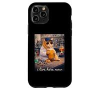 Funny Cat Chemistry Lab I Live Here Now Case for iPhone 11 Pro