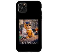 Funny Cat Chemistry Lab I Live Here Now Case for iPhone 11 Pro Max