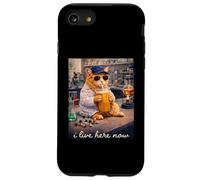 Funny Cat Chemistry Lab I Live Here Now Case for iPhone SE (2020) / 7/8