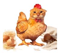 Funny Cat Chicken Plush Pillow Decorative Cat Chicken Throw Pillow Toy