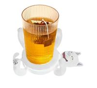 Funny Cat Coasters Cup Cuddler | 3D Print Cat Coasters,Creative Pad In The Shape Of Pussy,Uniques Non-Slip Coffee Table Decor For Coffee & Tea