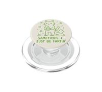 Funny Cat Coffee Fart Humor Night Mood PopSockets PopGrip for MagSafe