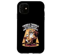 Funny Cat Coffee Saying Sarcastic Snitch Attitude Humor Case for iPhone 11