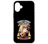 Funny Cat Coffee Saying Sarcastic Snitch Attitude Humor Case for iPhone 16 Plus