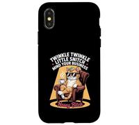 Funny Cat Coffee Saying Sarcastic Snitch Attitude Humor Case for iPhone X/XS