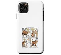 Funny Cat Comic Hunger Lie Cat Lover Design Case for iPhone 11 Pro Max