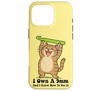 Funny Cat Crochet For Women Men 9mm Crochet Case for iPhone 16 Pro