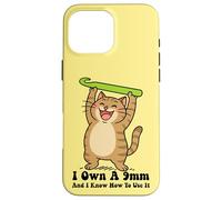 Funny Cat Crochet For Women Men 9mm Crochet Case for iPhone 16 Pro Max