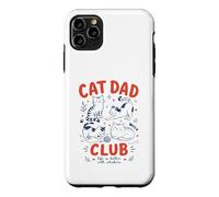 Funny Cat Dad Club Vintage Life is Better with Whiskers Case for iPhone 11 Pro Max