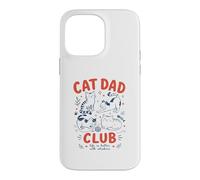 Funny Cat Dad Club Vintage Life is Better with Whiskers Case for iPhone 14 Pro Max