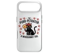 Funny Cat Detective Purrpetrator True Crime Murder Mystery Case for iPhone Air