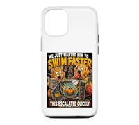 Funny Cat Dog Goldfish We Just Wanted Him To Swim Hilarious Case for iPhone 12/12 Pro