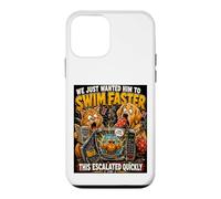 Funny Cat Dog Goldfish We Just Wanted Him To Swim Hilarious Case for iPhone 12 mini