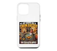 Funny Cat Dog Goldfish We Just Wanted Him To Swim Hilarious Case for iPhone 12 Pro Max
