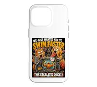 Funny Cat Dog Goldfish We Just Wanted Him To Swim Hilarious Case for iPhone 16 Pro