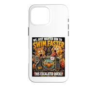 Funny Cat Dog Goldfish We Just Wanted Him To Swim Hilarious Case for iPhone 16 Pro Max