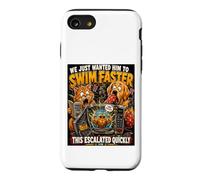 Funny Cat Dog Goldfish We Just Wanted Him To Swim Hilarious Case for iPhone SE (2020) / 7/8