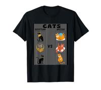 Funny Cat Egyptian vs British T-Shirt