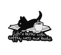 Funny Cat Enamel Pin - "I Am Small And Sensitive But Also Fight Me""I Do What I Want" Cat Funny Pin Gift, S, Metal, metal