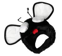 Funny Cat Fly Costume, Insect Bug Flies Hat for Halloween Pet Cats Puppy Cosplay, Trick Joke, Adjustable 9.1 in / 23 cm Pet Hat