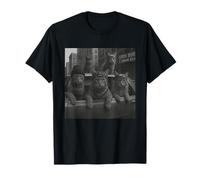 Funny Cat Gang Meme Street Sarcastic Cat Gangster T-Shirt