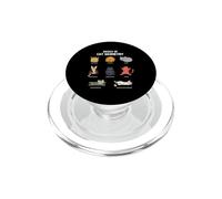 Funny Cat Geometry Math Nerd Design PopSockets PopGrip for MagSafe