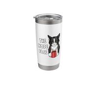 Funny Cat Grumpy Face Coffee Work Humor Stainless Steel Insulated Tumbler