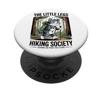 Funny Cat Hiker Hikers Hiking Walking Jokes For Men Women PopSockets Adhesive PopGrip