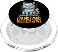 Funny Cat I Am Not Mad This Is Just My Face PopSockets PopGrip for MagSafe