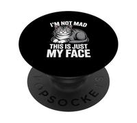 Funny Cat I'm Not Mad This Is Just My Face PopSockets Adhesive PopGrip