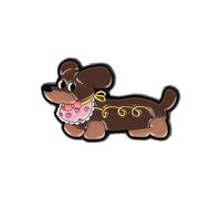 Funny Cat I'm OK Enamel Pin - Cute Cartoon Lapel Brooch for Backpack, Hat, Jacket, Bag - Unique Novelty Badge for Adults, Teens & Kids - Fashionable Accessories, Cute Dachshund Dog, S