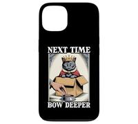 Funny Cat In Box Next Time Bow Deeper Cat Lover Cat Case for iPhone 13