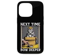 Funny Cat In Box Next Time Bow Deeper Cat Lover Cat Case for iPhone 13 Pro