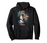 Funny Cat in Show Girl Era Outfit Meme Kitty Women Girls Pullover Hoodie