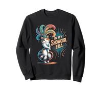 Funny Cat in Show Girl Era Outfit Meme Kitty Women Girls Sweatshirt