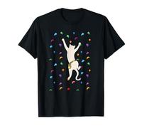 Funny Cat Indoor Bouldering Climbing T-Shirt